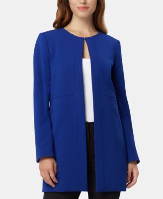 round neck blazer