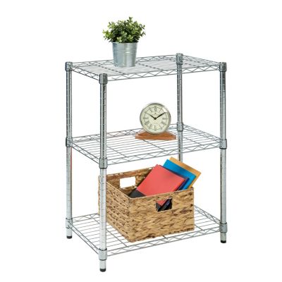 Honey Can Do - 3-tier Chrome Shelving Unit
