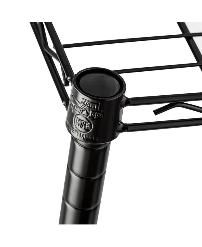 Honey Can Do 3Tier Heavy Duty Adjustable Shelving Unit, Black Macy's