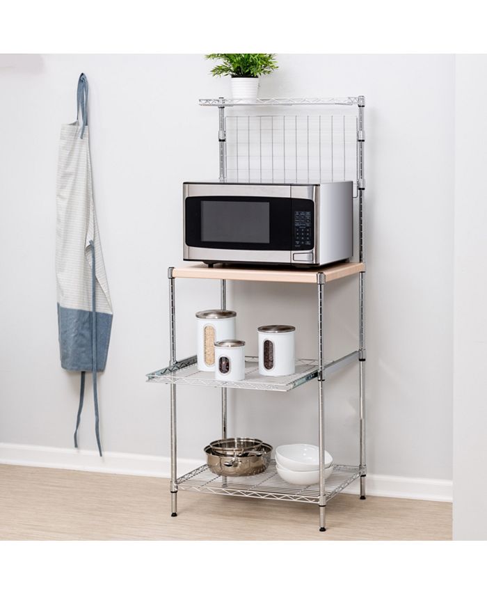Honey Can Do Microwave Shelving Unit with Shelves Macy's
