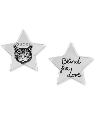 GUCCI Blind for Loveピアス（両耳） Blind For Love stud earrings in