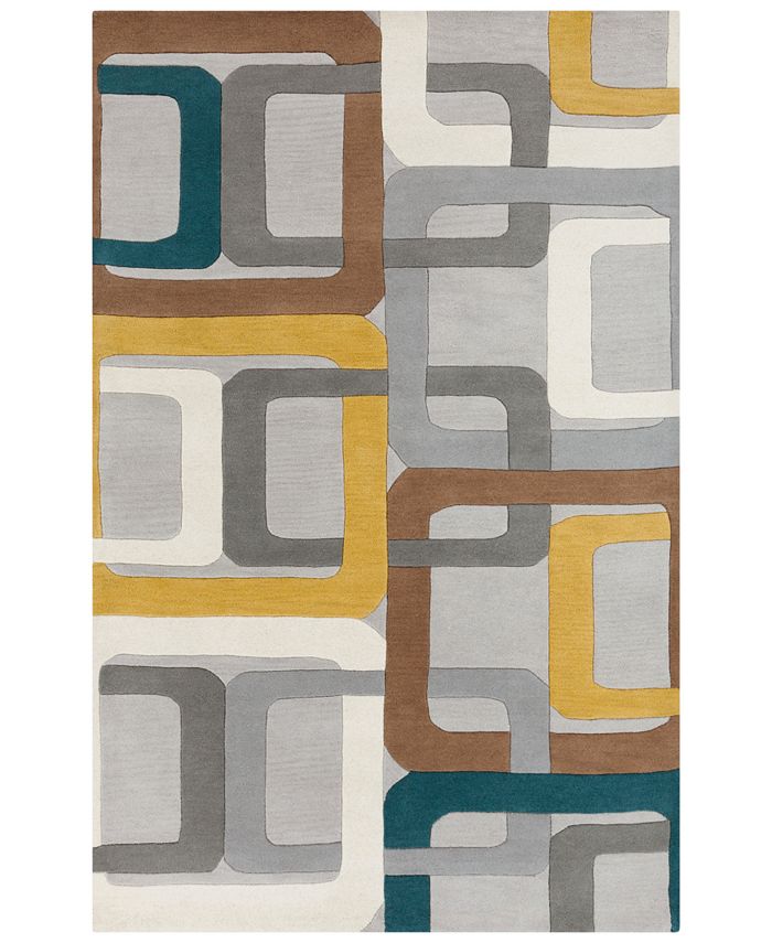 Surya - Forum FM-7159 Dark Green 4' x 6' Area Rug