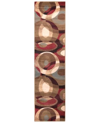 Surya - Riley RLY-5007 Dark Red 2' x 7'5" Runner Area Rug