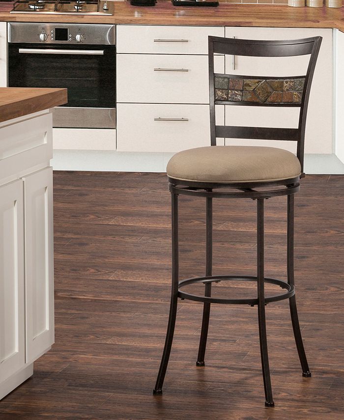 Hillsdale Indoor / Outdoor Henning Swivel Bar Stool Macy's