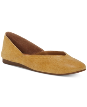Shop Lucky Brand Alba Flats Women's Shoes In Sienna