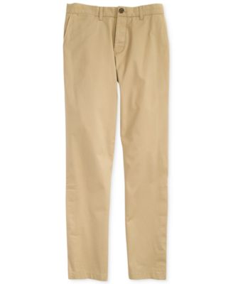 타미 힐피거 Tommy Hilfiger Mens Custom Fit Chino Pants with Magnetic Zipper