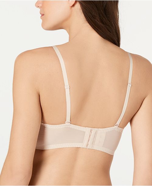 Maidenform Pure Comfort Lace Mesh Longline Wireless Bralette