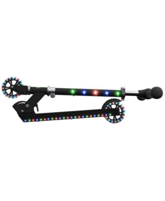 Jetson Jupiter Kick Scooter with LED Light-Up Deck, Stem, and Wheels, for Kids 5 and Up