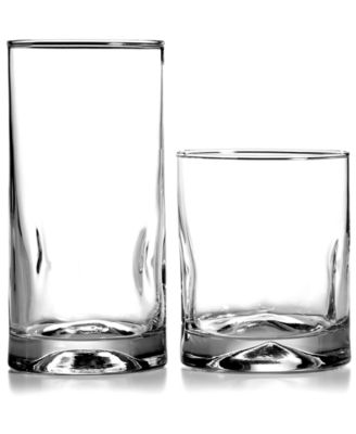The Cellar - "Silhouettes" 16-Piece Glassware Set