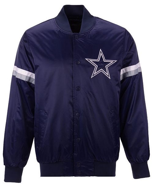 G Iii Sports Men S Dallas Cowboys Draft Pick Starter Satin Jacket