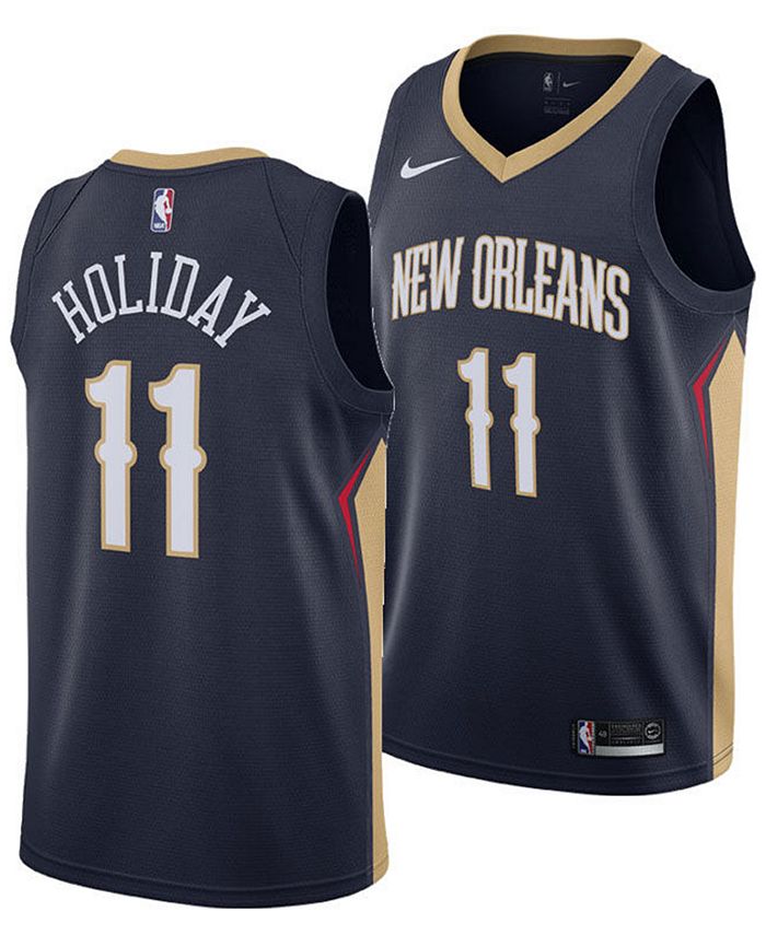Articulación tema Arriesgado Nike Men's Jrue Holiday New Orleans Pelicans Icon Swingman Jersey - Macy's