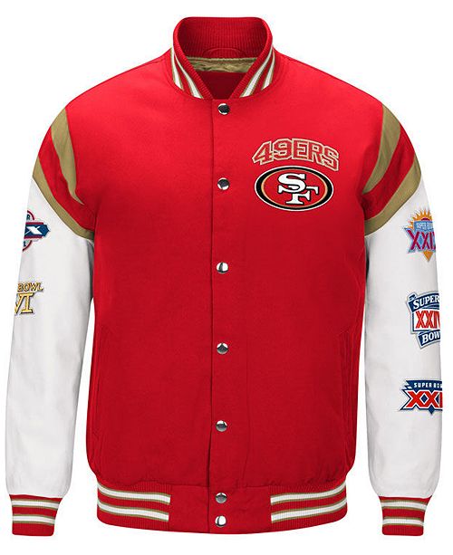 Authentic NFL Apparel Men's San Francisco 49ers Home Team Varsity ...