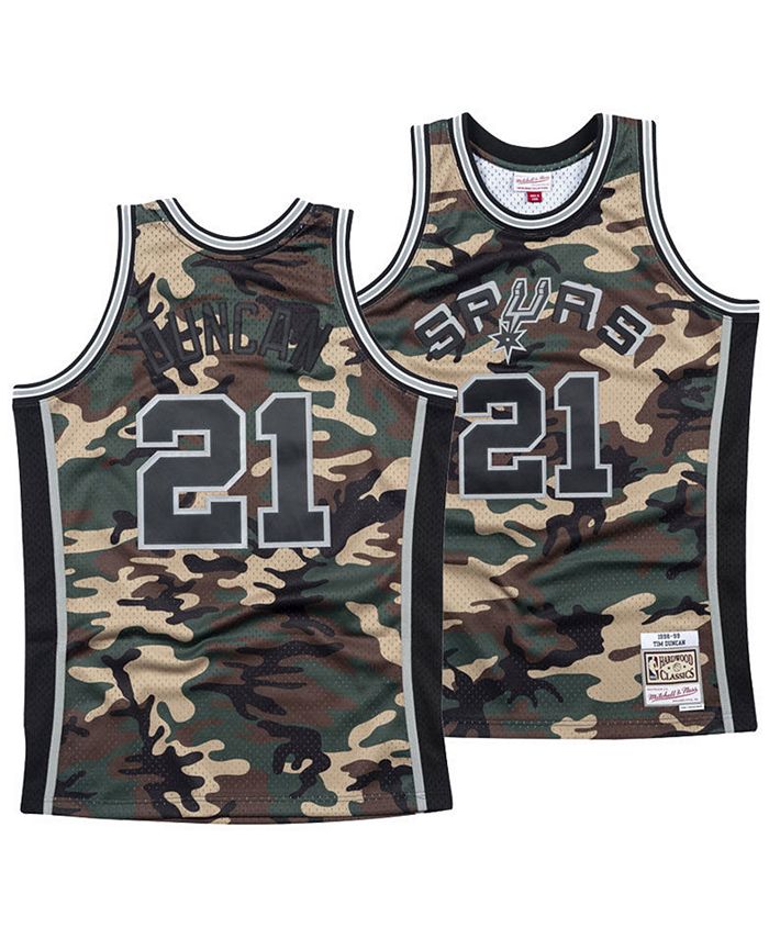 Mitchell & Ness Mens NBA San Antonio Spurs Swingman Jersey - Tim
