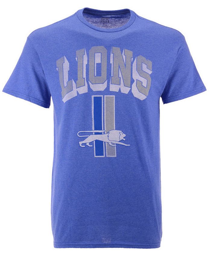Authentic NFL Apparel Men's Detroit Lions Shadow Arch Retro T-Shirt ...