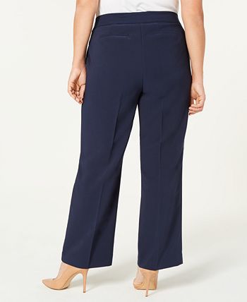JM Collection Plus Size Curvy-Fit Pants, Created for Macy's - Macy's