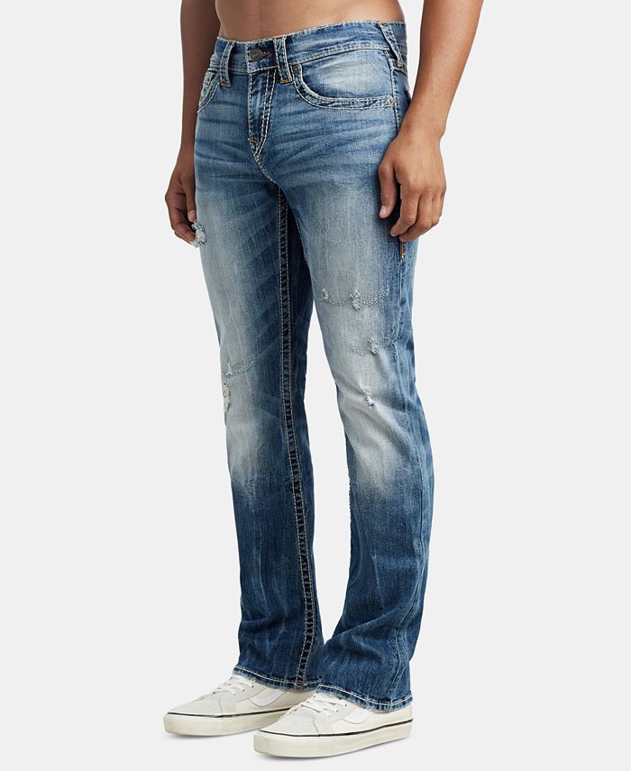 mens straight fit jeans