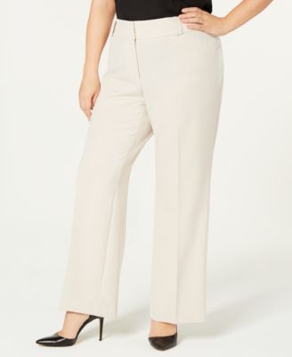 macy's alfani plus size pants