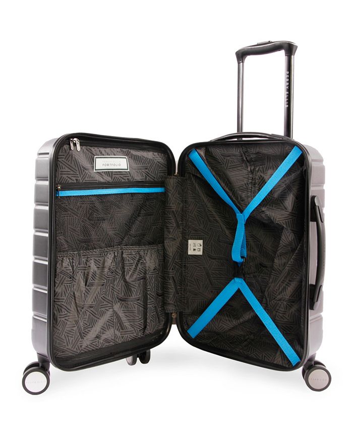 Perry Ellis Traction 21" Spinner Luggage Macy's