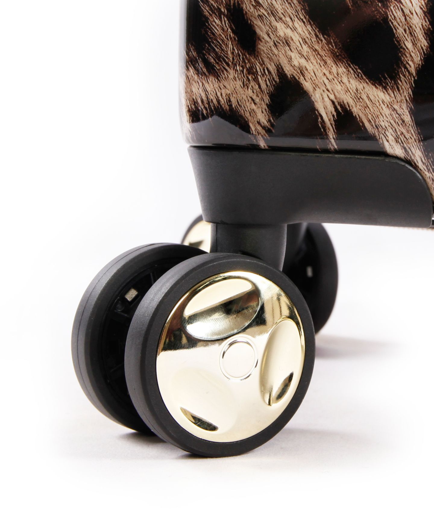 Чемодан Bebe Adriana 21" Hardside Carry-On Spinner, цвет: Леопардовый — фото 5