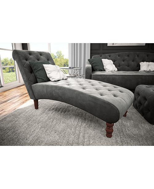 Novogratz Collection Novogratz Vintage Tufted Chaise Reviews