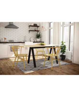 Novogratz Collection - Campbell Rectangular Dining Table in Natural