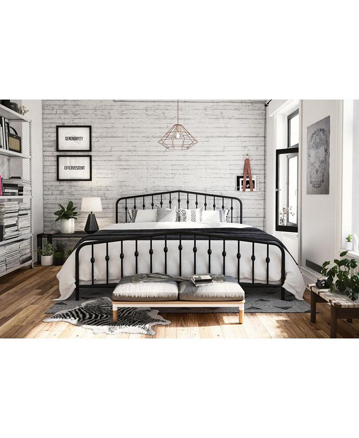 Novogratz Collection Novogratz Bushwick King Metal Bed Macys 