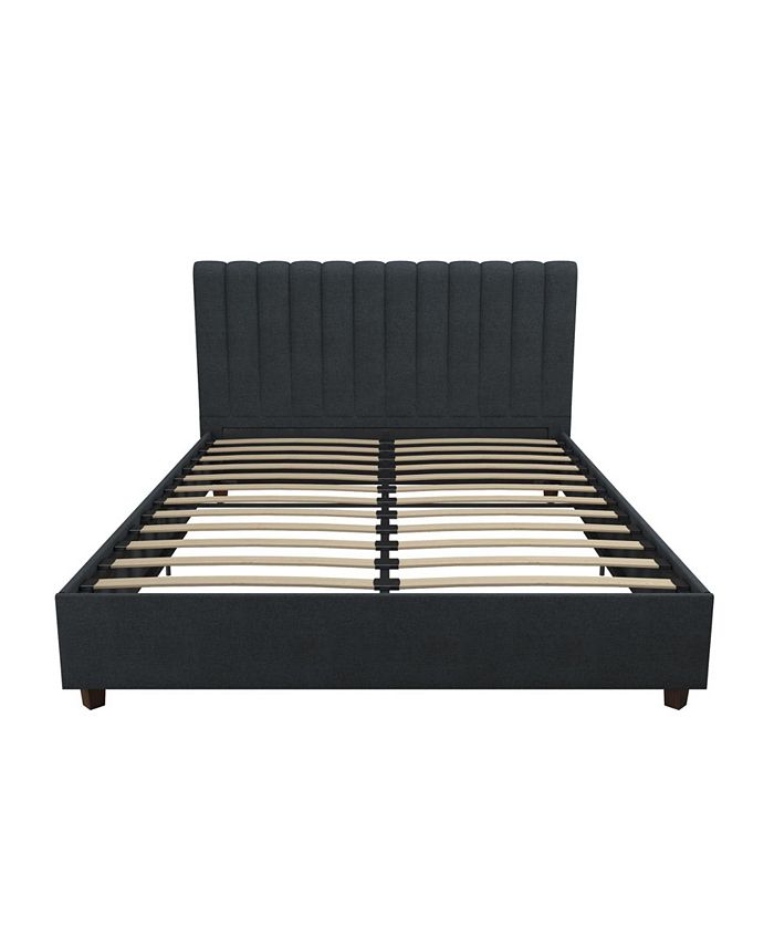Novogratz Collection Novogratz Brittany Upholstered Queen Bed Macy's
