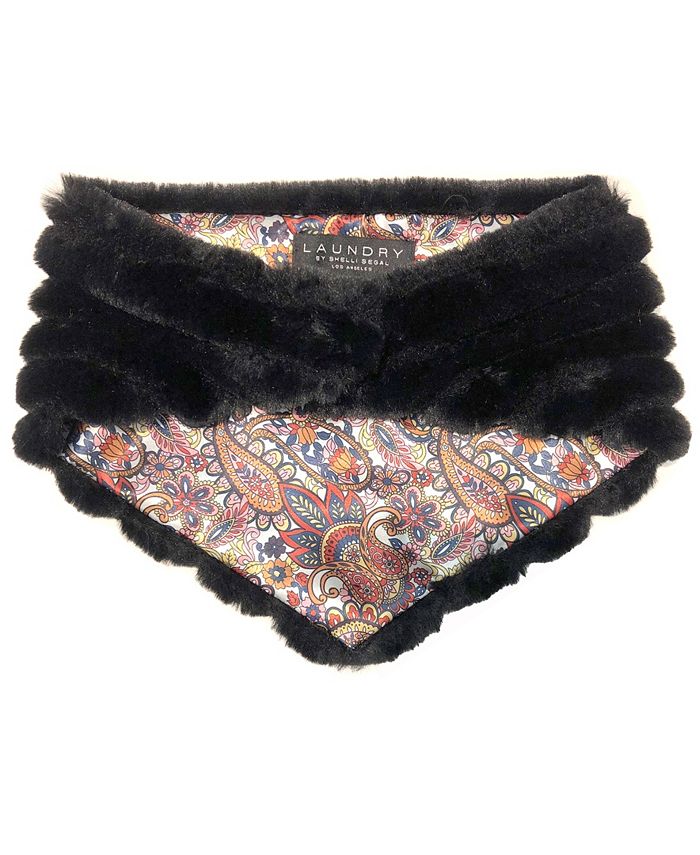 Laundry by Shelli Segal Faux Fur Mink Stripe Bandana Macy's
