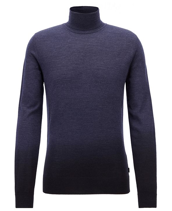 Hugo Boss BOSS Men's Dip-Dyed Turtleneck Sweater & Reviews - Sweaters ...