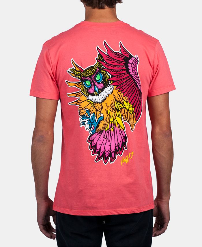 Neff Men's Owl Graphic T-Shirt - Macy's