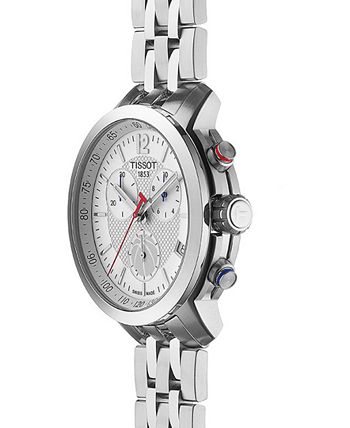 Tissot Men s Swiss Chronograph NBA PRC 200 Stainless Steel