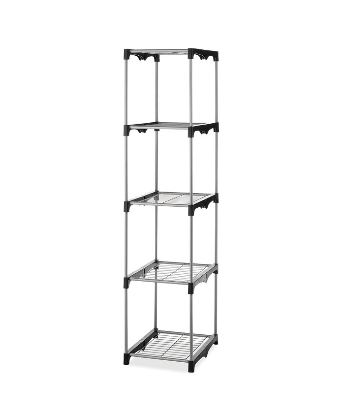 Whitmor 5Tier Shelf Tower Closet Organizer Macy's