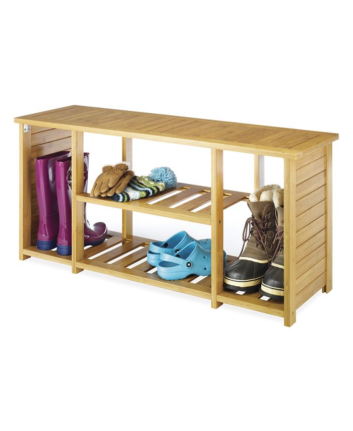 Whitmor Wood Shoe Bench Macy's