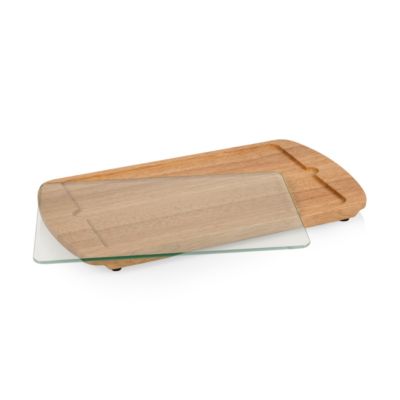 Picnic Time Toscana® by Billboard Glass Top Serving Tray