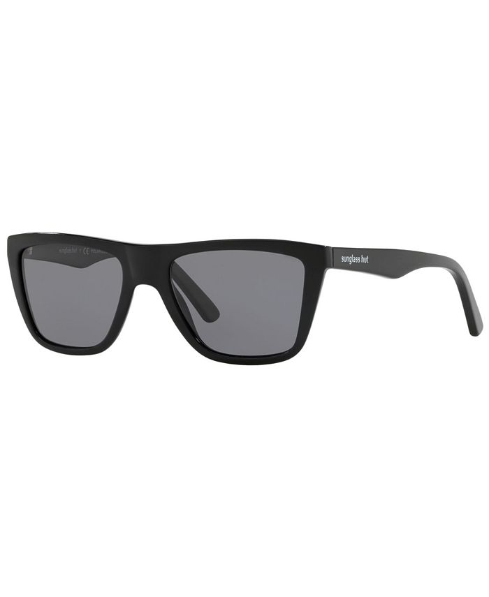 Sunglass Hut Collection Polarized Sunglasses, HU2014 53 Macy's
