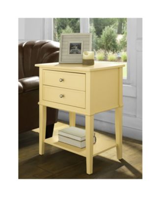 Ameriwood Home - Cottage Hill Accent Table with 2 Drawers