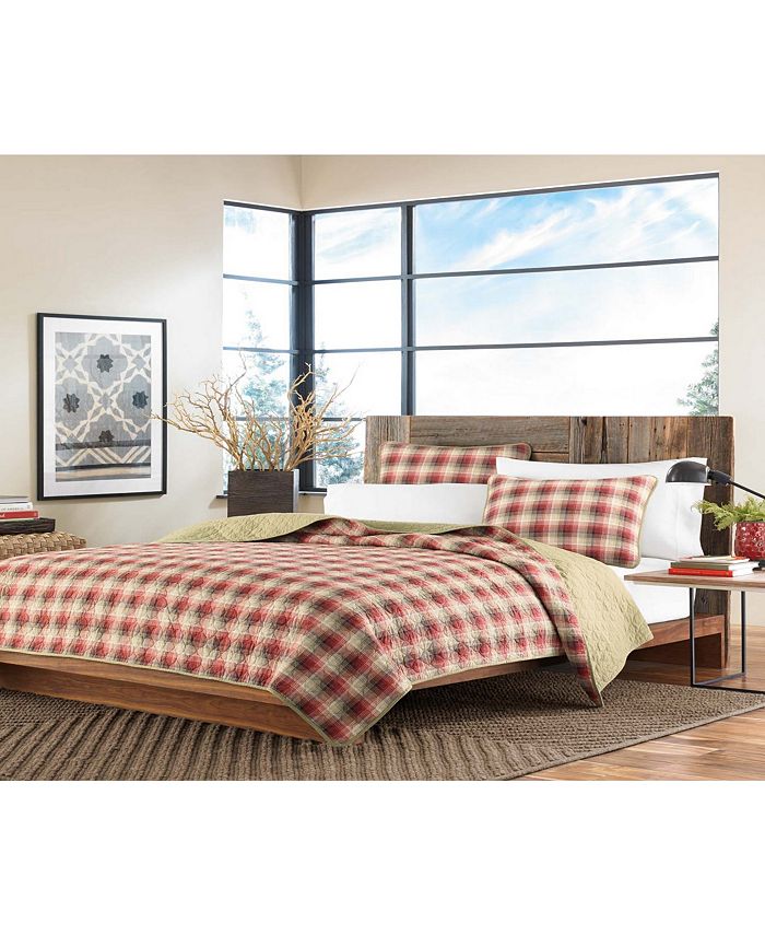 Eddie Bauer Ravenna Red King Quilt Set Macy's