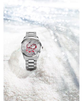 Gucci - Men's Swiss G-Timeless Stainless Steel Bracelet Watch 38mm
