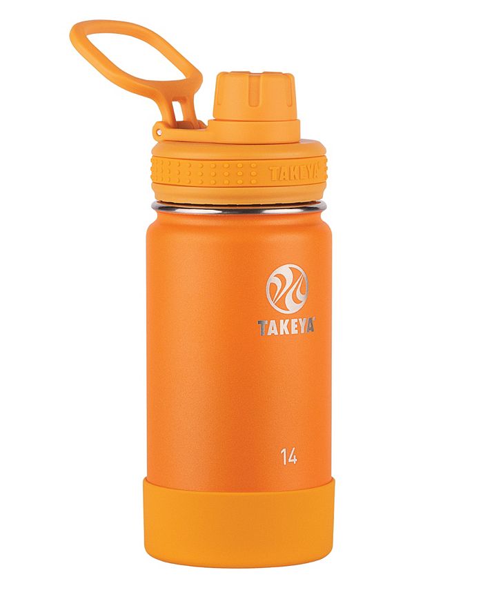 Takeya USA Corporation Takeya Actives 14oz Insulated Stainless Steel Water  Bottle with Insulated Spout Lid - Macy's