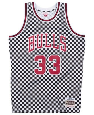 scottie pippen checkerboard jersey