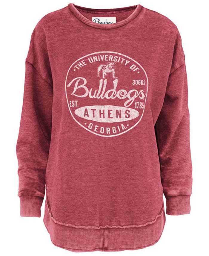 Pressbox Women s Georgia Bulldogs Vintage Wash Sweatshirt Macy s
