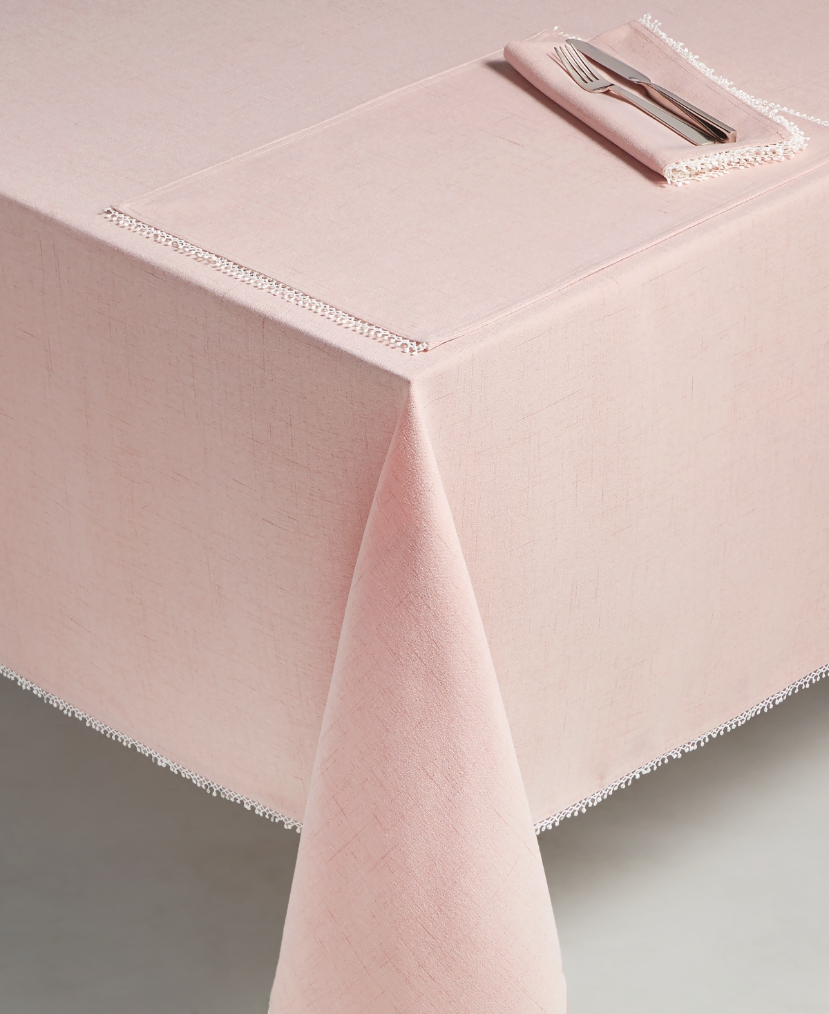 Lenox French Perle 60" X 102" Tablecloth In Blush