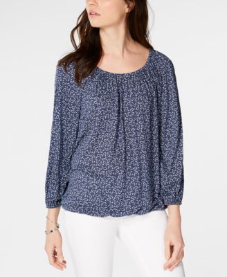 michael kors paisley top