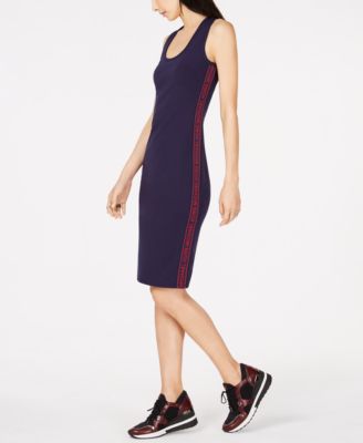Michael Kors - Logo-Stripe Dress