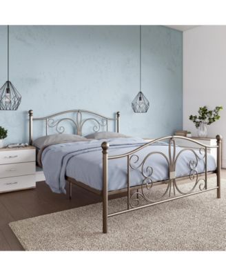 EveryRoom - Bradford Queen Metal Bed in Bronze