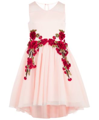 girls rose dress