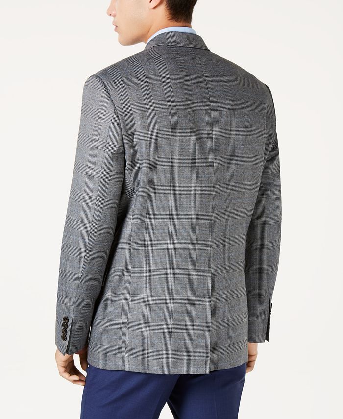 Ralph Lauren Men's Classic Fit Ultraflex Patterned Sport Coat Gray Size 42