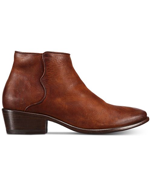 frye carson piping bootie reviews