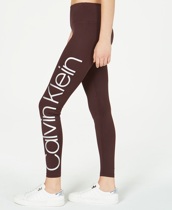 calvin klein logo leggings