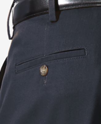 Men's Comfort Relaxed Fit Khaki Stretch Pants